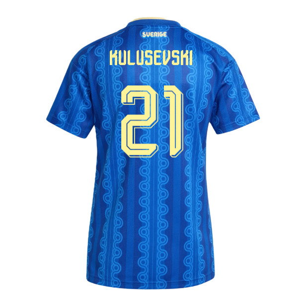 2026-2027 Sweden Away Shirt (Womens) (Kulusevski 21)-SoccerKits Hub | Buy Soccer Jerseys Online